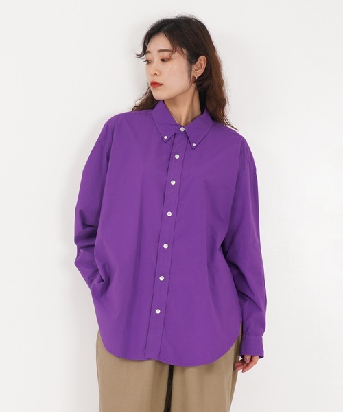 THE SHINZONE（ザ　シンゾーン）の「DADDY SHIRT（シャツ/ブラウス・レディース・パープル/ブルー/ベージュ系その他・REGULAR/PS）」の7枚目の写真