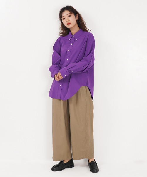 THE SHINZONE（ザ　シンゾーン）の「DADDY SHIRT（シャツ/ブラウス・レディース・パープル/ブルー/ベージュ系その他・REGULAR/PS）」の8枚目の写真