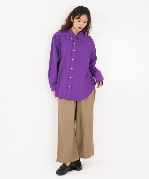 THE SHINZONE（ザ　シンゾーン）の「DADDY SHIRT（シャツ/ブラウス・レディース・パープル/ブルー/ベージュ系その他・REGULAR/PS）」の6枚目の写真