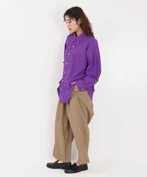 THE SHINZONE（ザ　シンゾーン）の「DADDY SHIRT（シャツ/ブラウス・レディース・パープル/ブルー/ベージュ系その他・REGULAR/PS）」の9枚目の写真