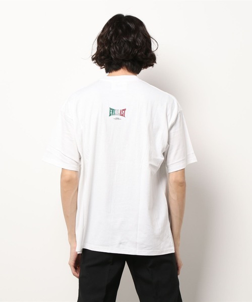 Saturdays NYC(サタデーズ ニューヨークシティ )の「EVERLAST x BEDWIN Skul Rose Tee(Tシャツ/カットソー・メンズ・ホワイト/ブルー・S/M/L/XL)」の3枚目の写真