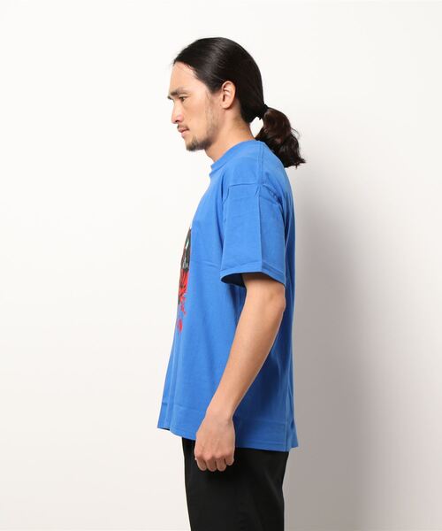 Saturdays NYC(サタデーズ ニューヨークシティ )の「EVERLAST x BEDWIN Skul Rose Tee(Tシャツ/カットソー・メンズ・ホワイト/ブルー・S/M/L/XL)」の7枚目の写真