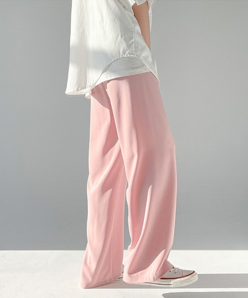 Ressaca（レサーカ）の「ルーズ ストレート スラックス パンツ（その他パンツ・メンズ・グレー/ピンク/ブルー/ブラック/ホワイト・S/M/L/XL/XXL）」の5枚目の写真