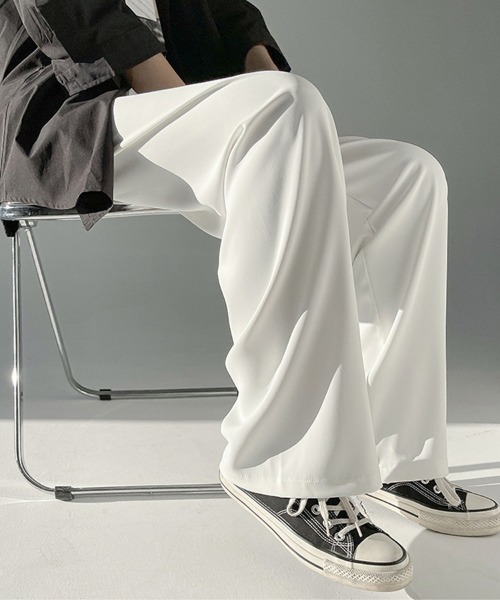 Ressaca（レサーカ）の「ルーズ ストレート スラックス パンツ（その他パンツ・メンズ・グレー/ピンク/ブルー/ブラック/ホワイト・S/M/L/XL/XXL）」の10枚目の写真