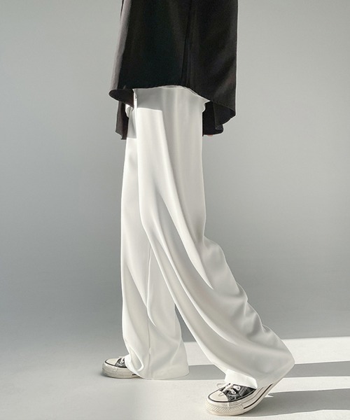 Ressaca（レサーカ）の「ルーズ ストレート スラックス パンツ（その他パンツ・メンズ・グレー/ピンク/ブルー/ブラック/ホワイト・S/M/L/XL/XXL）」の6枚目の写真