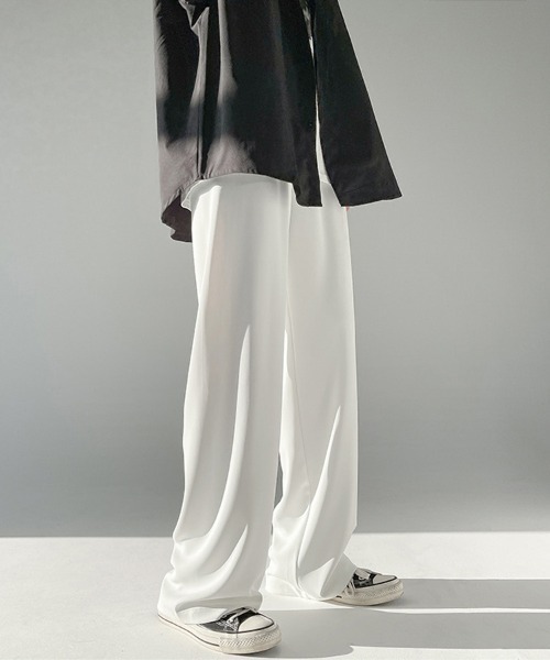 Ressaca（レサーカ）の「ルーズ ストレート スラックス パンツ（その他パンツ・メンズ・グレー/ピンク/ブルー/ブラック/ホワイト・S/M/L/XL/XXL）」の7枚目の写真