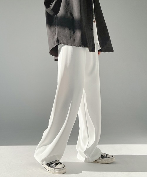 Ressaca（レサーカ）の「ルーズ ストレート スラックス パンツ（その他パンツ・メンズ・グレー/ピンク/ブルー/ブラック/ホワイト・S/M/L/XL/XXL）」の8枚目の写真