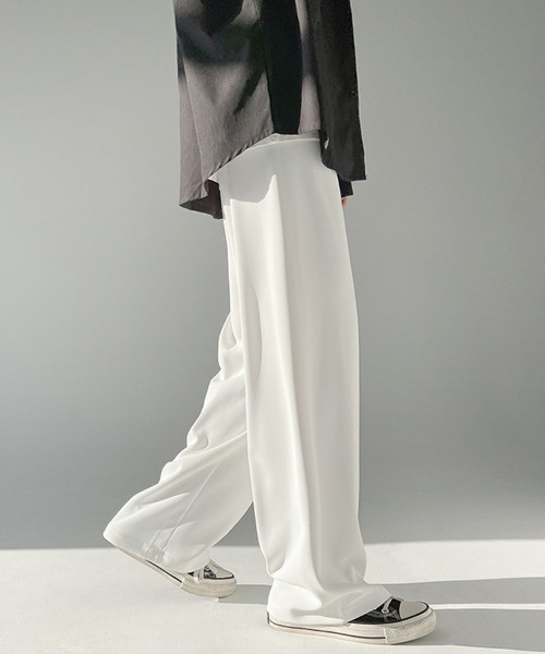 Ressaca（レサーカ）の「ルーズ ストレート スラックス パンツ（その他パンツ・メンズ・グレー/ピンク/ブルー/ブラック/ホワイト・S/M/L/XL/XXL）」の9枚目の写真