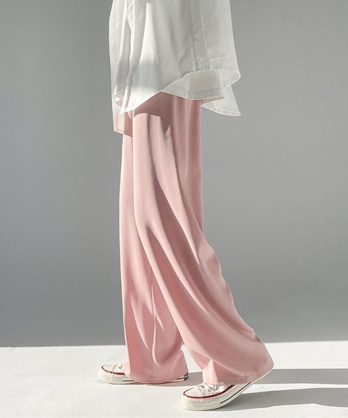 Ressaca（レサーカ）の「ルーズ ストレート スラックス パンツ（その他パンツ・メンズ・グレー/ピンク/ブルー/ブラック/ホワイト・S/M/L/XL/XXL）」の13枚目の写真