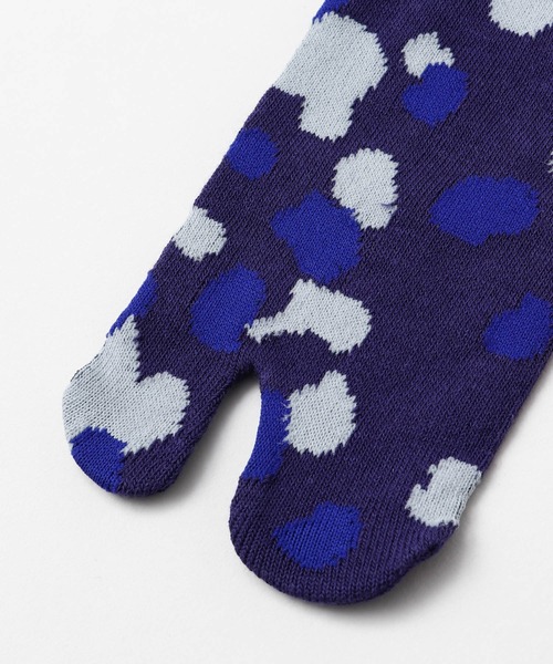 カヤ（カヤ）の「【カヤ】-SHIKI-四季 足袋型くつ下23～25cm 杜若色 夜空（ソックス/靴下・レディース・ブルー・FREE）」の3枚目の写真