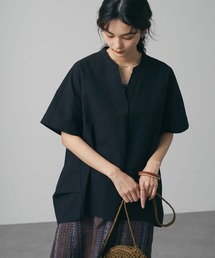 CRAFT STANDARD BOUTIQUE | 綿麻スキッパーチュニック　＊(シャツ/ブラウス)