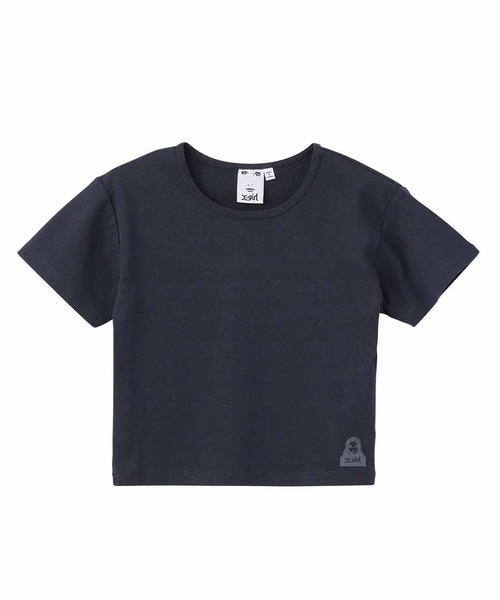 新品✴︎CHANEL✴︎ショート丈Tシャツ X-girl（エックスガール）の「FACE S/S BABY TOP/フェイスロゴ