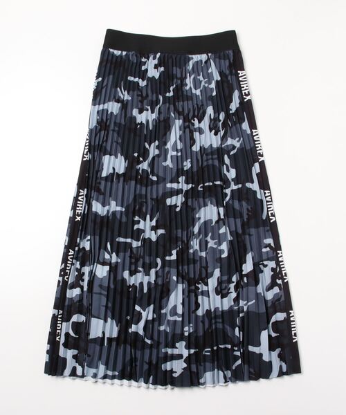AVIREX（アヴィレックス）の「【直営店限定】PLEATED LOGO&CAMO SKIRT/ プリーツロゴ&カモスカート（スカート・レディース・ブラウン系カモフラージュ/グレー系カモフラージュ/ブラウン系その他4/チャコール・FREE/F）」の13枚目の写真