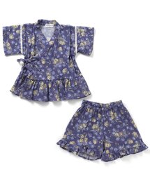 フラワー柄甚平