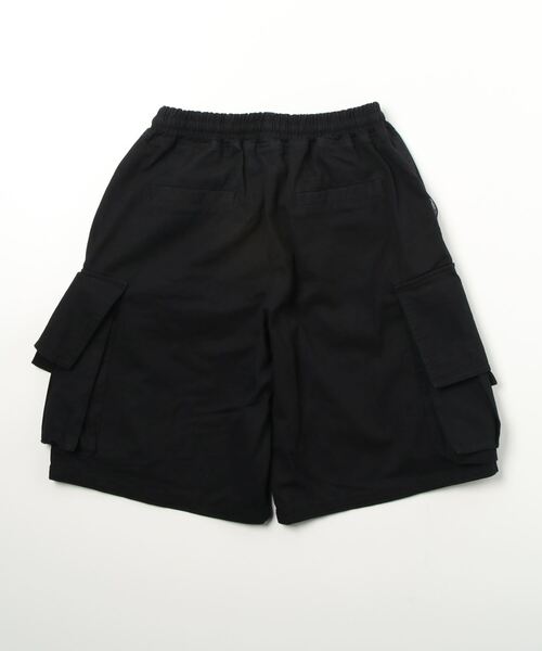 GALLIS ADDICTION（ガリスアディクション）の「GA WIDE CARGO SHORTS（カーゴパンツ・メンズ・ブラック/ナチュラル・M/L）」の7枚目の写真