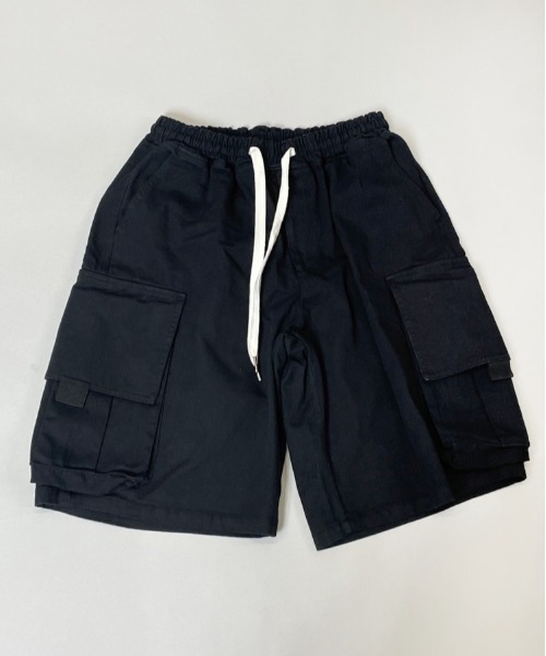GALLIS ADDICTION（ガリスアディクション）の「GA WIDE CARGO SHORTS（カーゴパンツ・メンズ・ブラック/ナチュラル・M/L）」の14枚目の写真