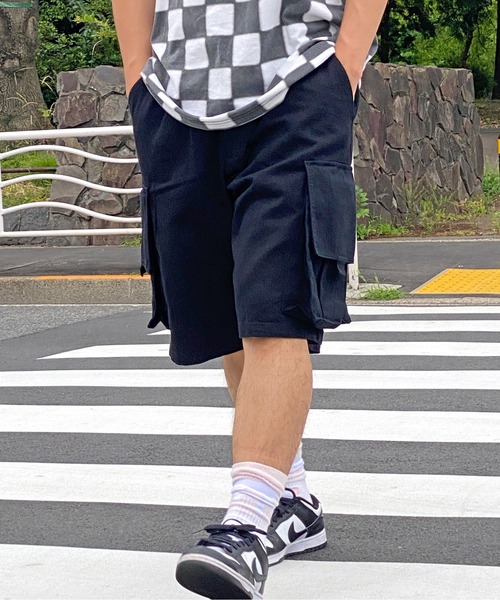 GALLIS ADDICTION（ガリスアディクション）の「GA WIDE CARGO SHORTS（カーゴパンツ・メンズ・ブラック/ナチュラル・M/L）」の12枚目の写真