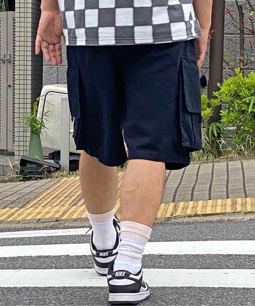 GALLIS ADDICTION（ガリスアディクション）の「GA WIDE CARGO SHORTS（カーゴパンツ・メンズ・ブラック/ナチュラル・M/L）」の9枚目の写真