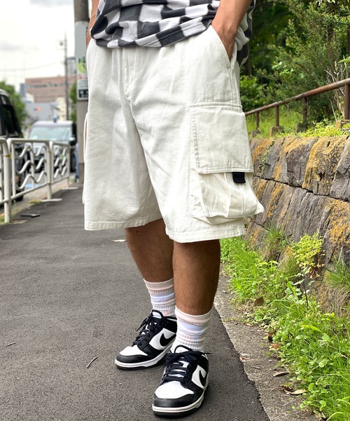 GALLIS ADDICTION（ガリスアディクション）の「GA WIDE CARGO SHORTS（カーゴパンツ・メンズ・ブラック/ナチュラル・M/L）」の17枚目の写真