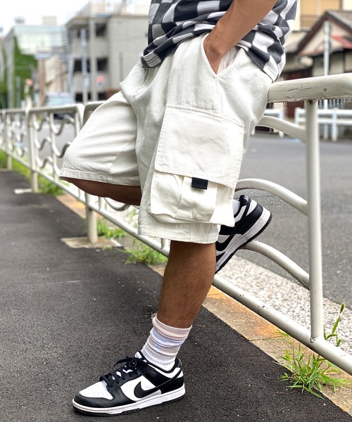 GALLIS ADDICTION（ガリスアディクション）の「GA WIDE CARGO SHORTS（カーゴパンツ・メンズ・ブラック/ナチュラル・M/L）」の16枚目の写真