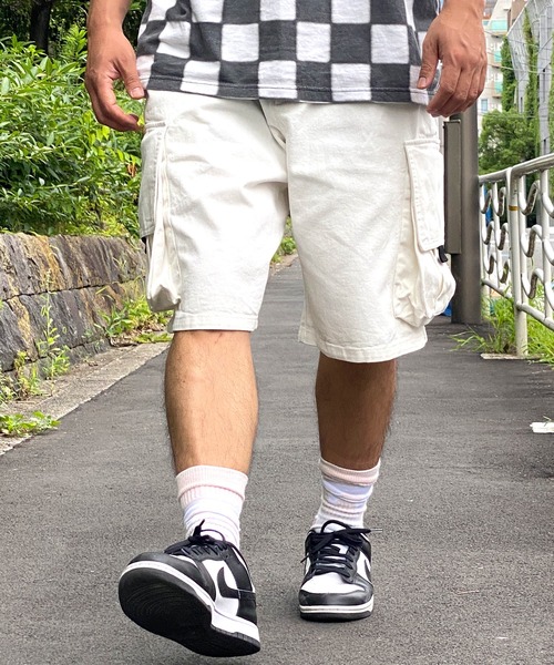 GALLIS ADDICTION（ガリスアディクション）の「GA WIDE CARGO SHORTS（カーゴパンツ・メンズ・ブラック/ナチュラル・M/L）」の18枚目の写真