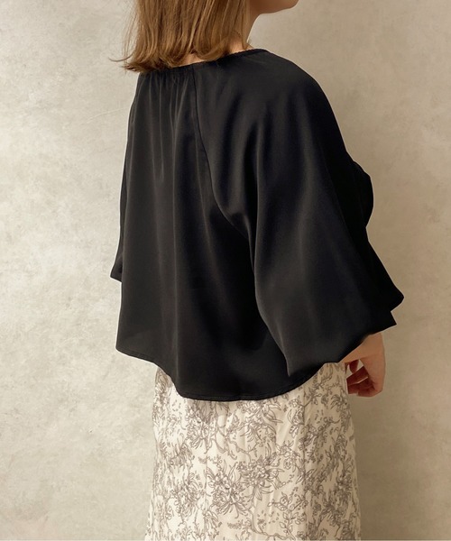 apres jour clair(アプレジュールクレア)の「【apres jour clair】ボレロブラウス【ZOZOTOWN限定アイテム】(シャツ/ブラウス・レディース・ベージュ/アイボリー/ブラック・X-LARGE/フリー)」の18枚目の写真