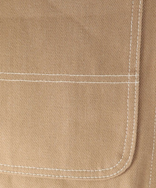 niko and...（ニコアンド）の「[niko and ...JEANS 2022AW]デニムカバーオールジャケット（デニムジャケット・メンズ・ベージュ/ブルー/インディゴブルー・MEDIUM/LARGE）」の20枚目の写真