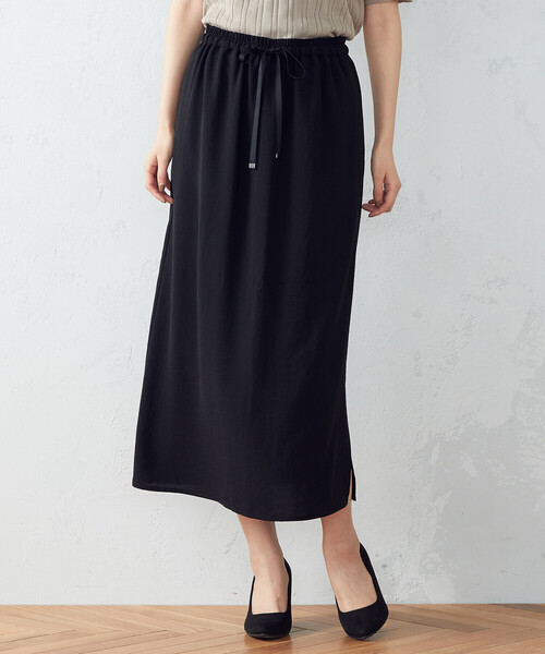 COMME CA ISM（コムサイズム）の「Ｉラインスカート（スカート・レディース・ブラック/ベージュ/ネイビー/グリーン・S/M/L）」の6枚目の写真