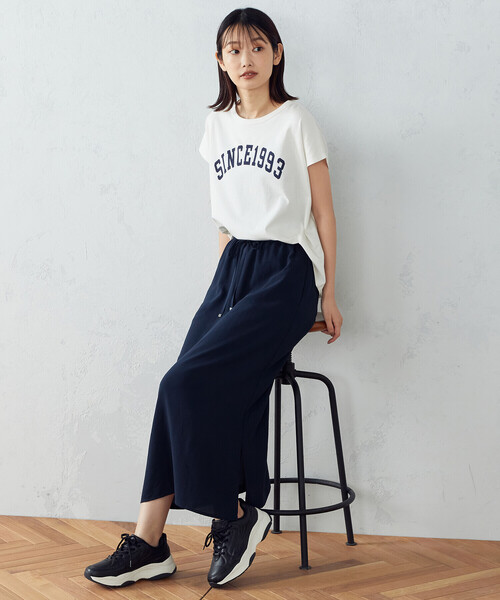 COMME CA ISM（コムサイズム）の「Ｉラインスカート（スカート・レディース・ブラック/ベージュ/ネイビー/グリーン・S/M/L）」の7枚目の写真