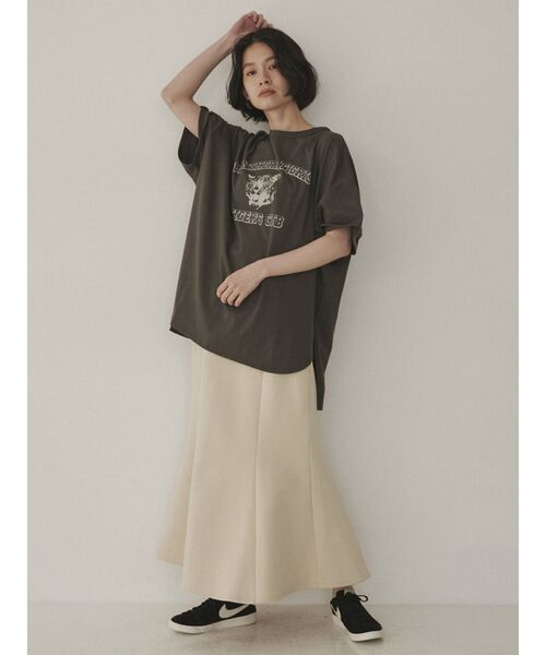 COTORICA(コトリカ)の「ダンボールマーメイドロングスカート(スカート・レディース・ブラック/ネイビー/アイボリー・SMALL/MEDIUM)」の12枚目の写真