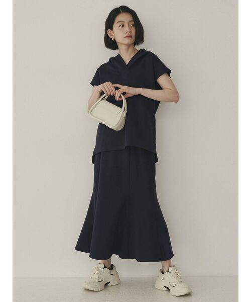 COTORICA(コトリカ)の「ダンボールマーメイドロングスカート(スカート・レディース・ブラック/ネイビー/アイボリー・SMALL/MEDIUM)」の11枚目の写真