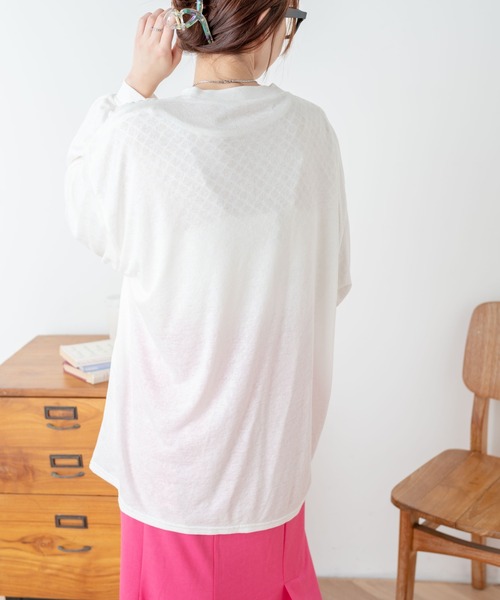 WEGO(ウィゴー)の「WEGO/2WAYカットアウトスラブロンT(Tシャツ/カットソー・レディース・ホワイト/ブラック/ライム・FREE)」の8枚目の写真