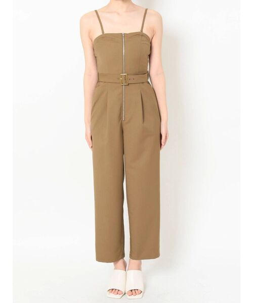 EVRIS（エヴリス）の「ベアオールインワン（サロペット/オーバーオール・レディース・ブラック/ブラウン/アイボリー・FREE）」の16枚目の写真