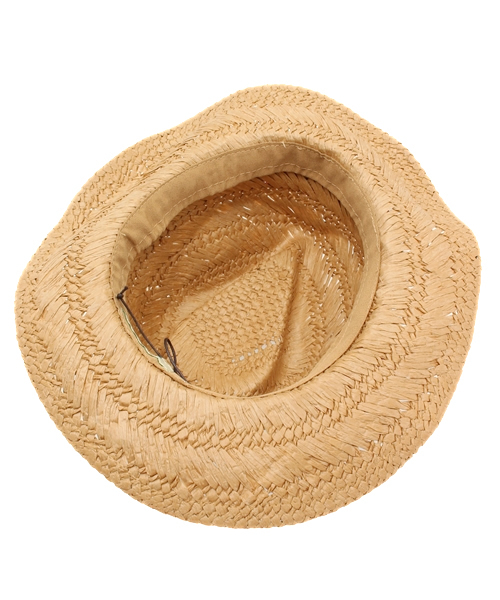 チャイハネ（チャイハネ）の「【チャイハネ】アミーゴ中折れペーパーハット（ハット・レディース・ブラウン/ベージュ・FREE）」の5枚目の写真