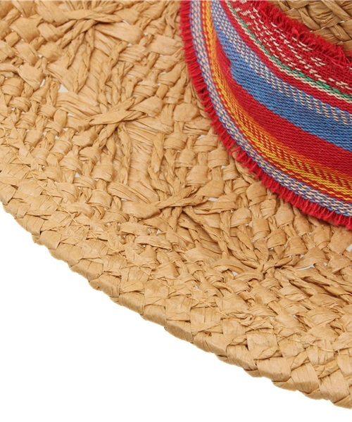 チャイハネ（チャイハネ）の「【チャイハネ】アミーゴ中折れペーパーハット（ハット・レディース・ブラウン/ベージュ・FREE）」の6枚目の写真