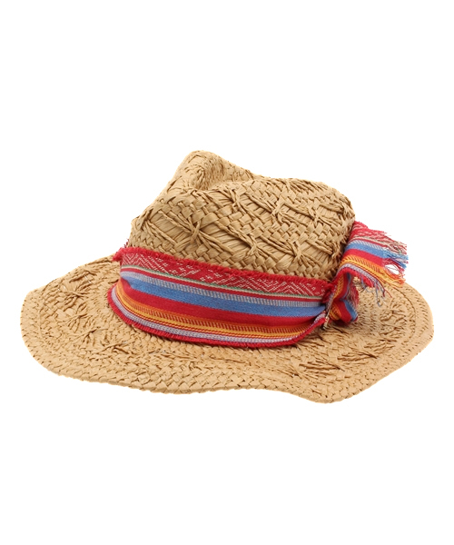 チャイハネ（チャイハネ）の「【チャイハネ】アミーゴ中折れペーパーハット（ハット・レディース・ブラウン/ベージュ・FREE）」の12枚目の写真