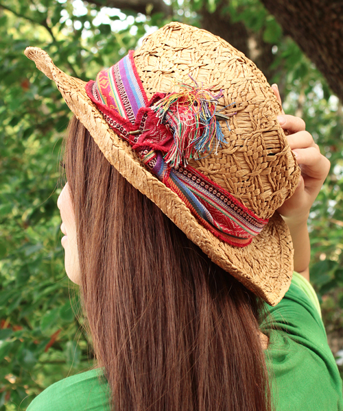 チャイハネ（チャイハネ）の「【チャイハネ】アミーゴ中折れペーパーハット（ハット・レディース・ブラウン/ベージュ・FREE）」の13枚目の写真