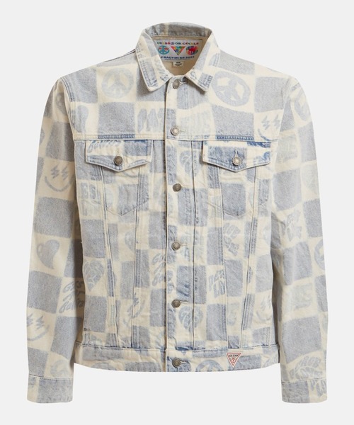 Guess（ゲス）の「GUESS Originals x J Balvin Checkered Trucker 