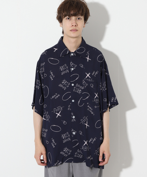 Oriens JOURNAL STANDARD(オリエンス ジャーナルスタンダード)の「Scrawl S/S Shirt(シャツ/ブラウス・メンズ・ホワイト/ネイビー・MEDIUM/LARGE)」の11枚目の写真