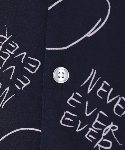 Oriens JOURNAL STANDARD(オリエンス ジャーナルスタンダード)の「Scrawl S/S Shirt(シャツ/ブラウス・メンズ・ホワイト/ネイビー・MEDIUM/LARGE)」の12枚目の写真