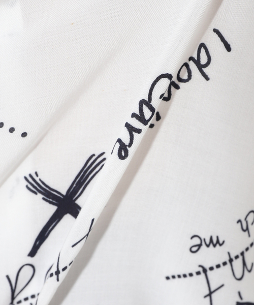 Oriens JOURNAL STANDARD(オリエンス ジャーナルスタンダード)の「Scrawl S/S Shirt(シャツ/ブラウス・メンズ・ホワイト/ネイビー・MEDIUM/LARGE)」の14枚目の写真
