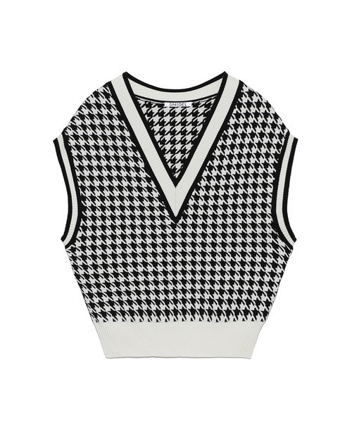 SNIDEL（スナイデル）の「Vネックニットベスト（ベスト）」 - WEAR