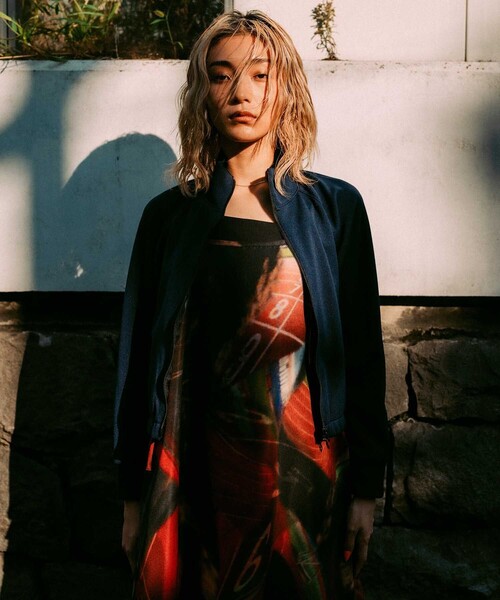 CITY TOKYO（シティトウキョウ）の「TOKYOパーフェクションジャケット（ブルゾン・レディース・ライトグレー/パープル/ネイビー・FREE）」の13枚目の写真