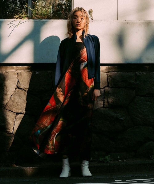 CITY TOKYO（シティトウキョウ）の「TOKYOパーフェクションジャケット（ブルゾン・レディース・ライトグレー/パープル/ネイビー・FREE）」の14枚目の写真