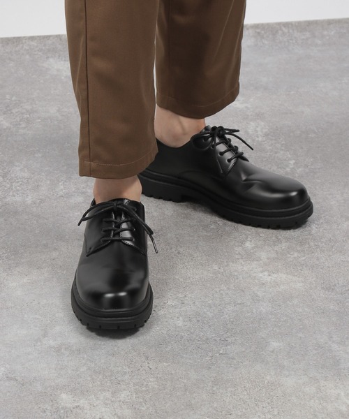LAKOLE（ラコレ）の「プレーントゥレースアップシューズ / 345752（ドレスシューズ・メンズ・ブラック/ブラウン・MEDIUM/LARGE）」の22枚目の写真