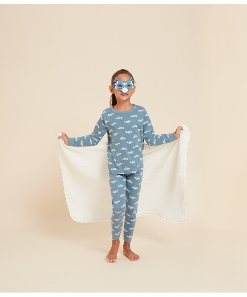PETIT BATEAU（プチバトー）の「プリント長袖パジャマ（アイ