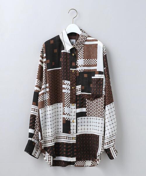 6(ROKU)＞PATTERN BLOCK SHIRT/シャツ 6（ロク）の「＜6(ROKU)＞PATTERN BLOCK SHIRT/シャツ（シャツ