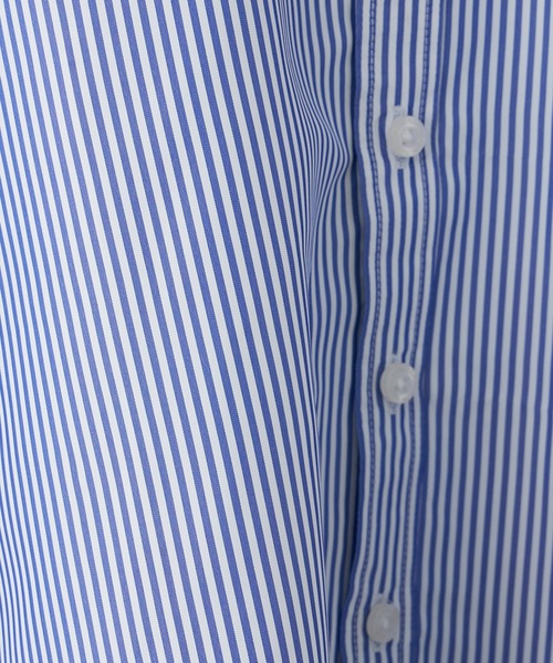 U.S. POLO ASSN.（ユーエスポロアッスン）の「【KIDS】【U.S. POLO ASSN/ユーエスポロアッスン】刺繍ストライプオーバーシャツ（シャツ/ブラウス・キッズ・ピンク/ブラック/ネイビー/オレンジ/サックスブルー/ブルー/キャメル/ホワイト/ブルー系その他・140/100/150/120）」の13枚目の写真