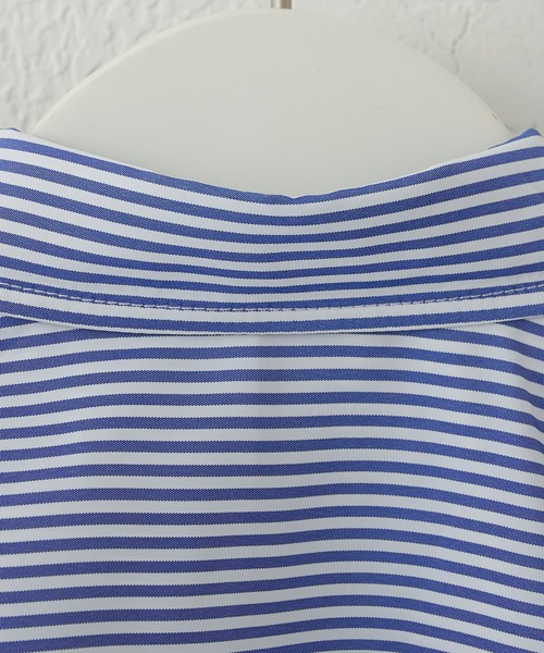 U.S. POLO ASSN.（ユーエスポロアッスン）の「【KIDS】【U.S. POLO ASSN/ユーエスポロアッスン】刺繍ストライプオーバーシャツ（シャツ/ブラウス・キッズ・ピンク/ブラック/ネイビー/オレンジ/サックスブルー/ブルー/キャメル/ホワイト/ブルー系その他・140/100/150/120）」の16枚目の写真