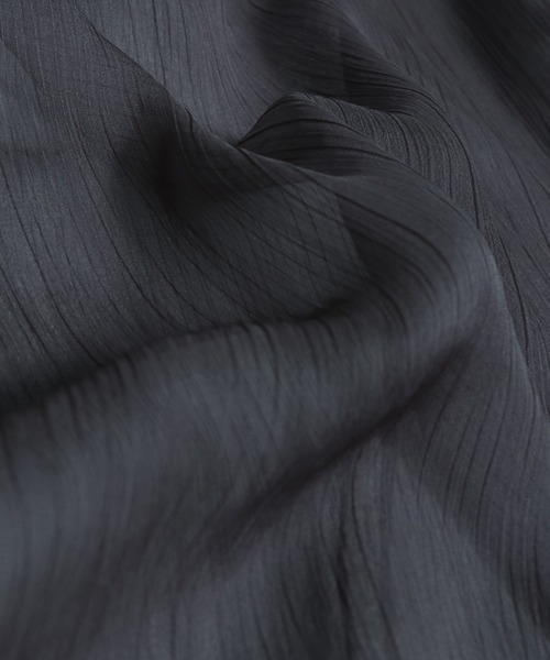 &g'aime（アンジェム）の「【&g’aime】シアーレイヤードワンピース（ワンピース・レディース・ブラック/ブラウン/チャコール・FREE）」の4枚目の写真